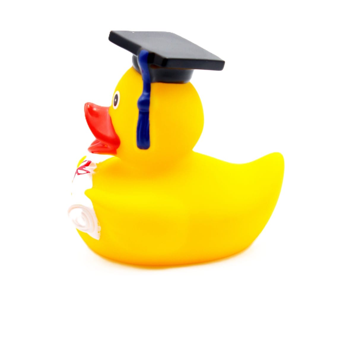Examens badanka med studentmössa från sidan