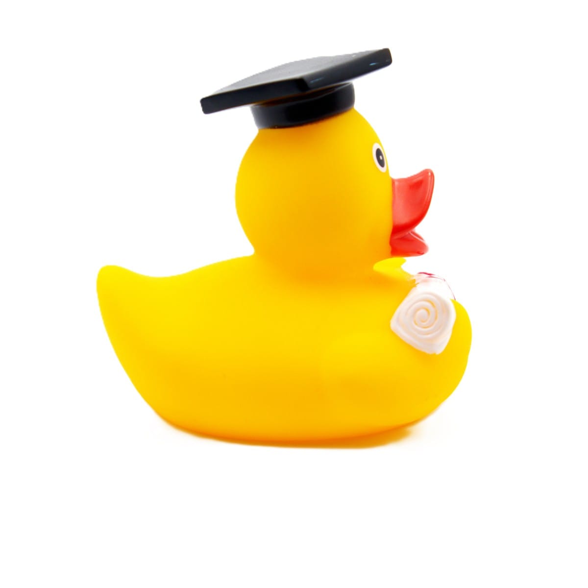 Examens badanka med studentmössa från sidan