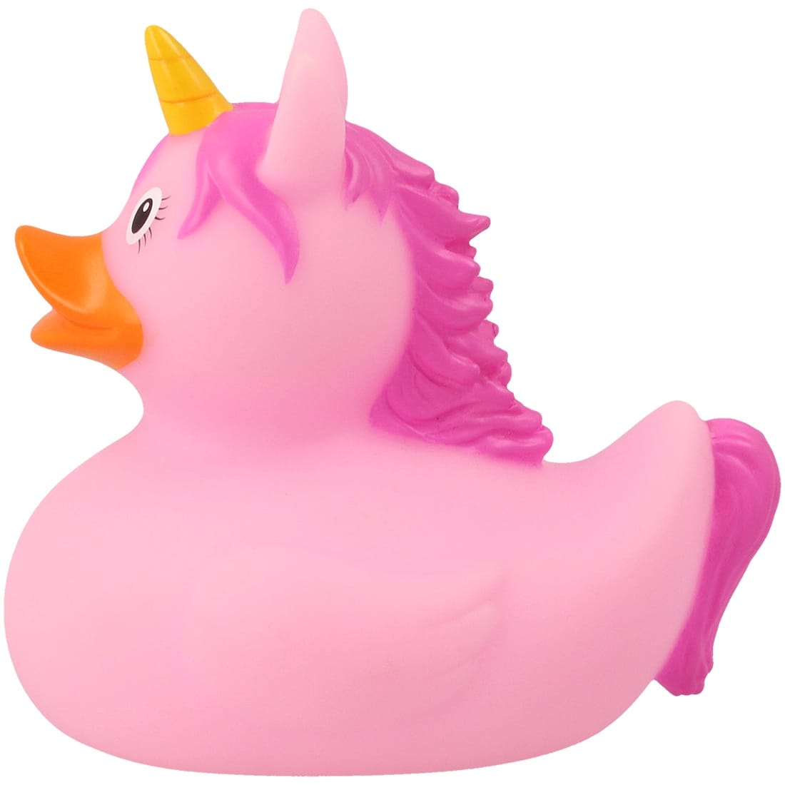 Rosa enhörning badanka från höger sida