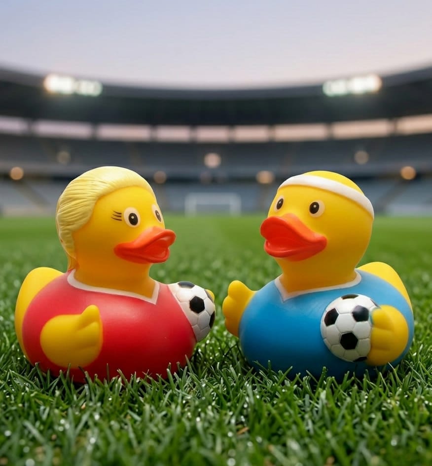 Fotbollskit – Fotbollstjej & Fotbollsspelande Badanka - Bild 2